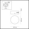 База ODEON LIGHT VERSION HALL ODL24 493 золото/металл для 3-х колец 5071/3R