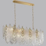 Люстра ODEON LIGHT TEARS HALL ODL24 511 E14 14*40W металл хрусталь стекло, золото прозрачный 5049/14