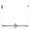 Подвесной светильник ODEON LIGHT OLLA L-VISION ODL24 IP20 LED 7W 350Лм 3000K хром/металл/акрил 6697/7L