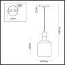 Подвесной светильник ODEON LIGHT PENDANT BOLLI 4085/1